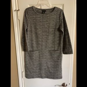 EUC Adrienne Vittadini black and white dress, M